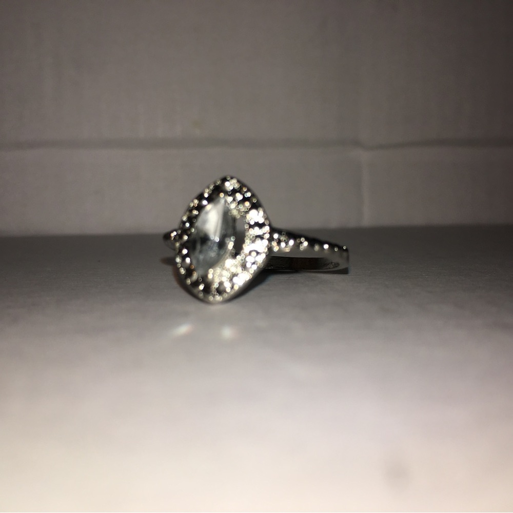 DIAMOND TIGER EYE RING - Picture 5 of 9